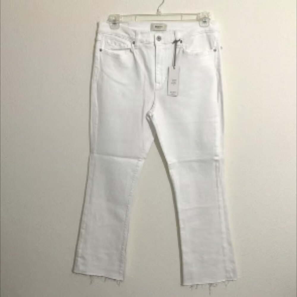 BALDWIN Kansas City Maxwell Mid Rise Cropped Flare Jeans Women's Size 32